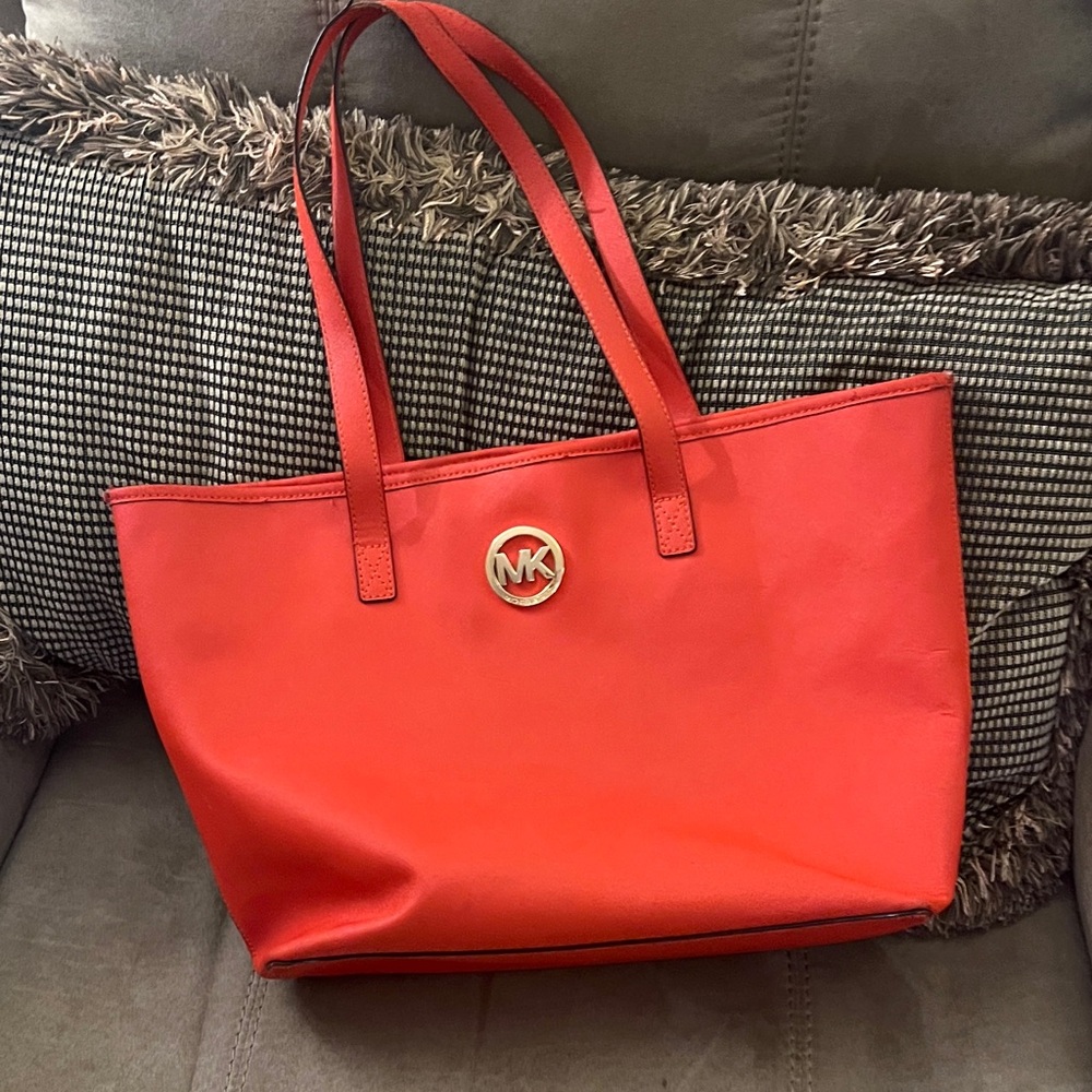 Michael Kors Vibrant Red Tote